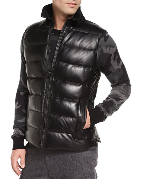 michael kors black down vest|Michael Kors black puffer vest.